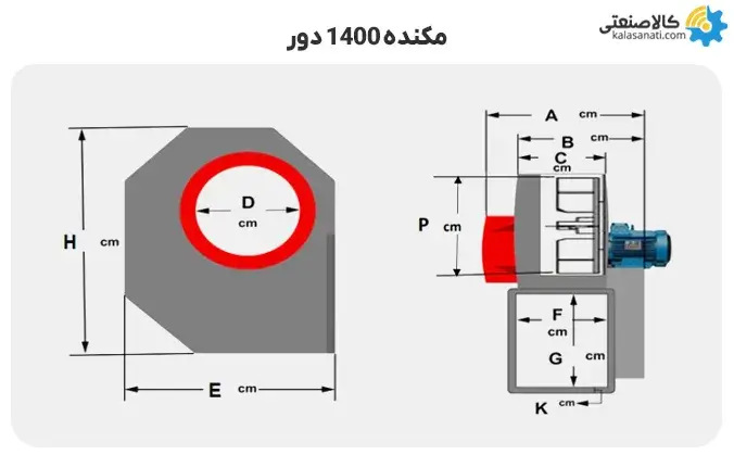 مکنده منتظری 1400 دور