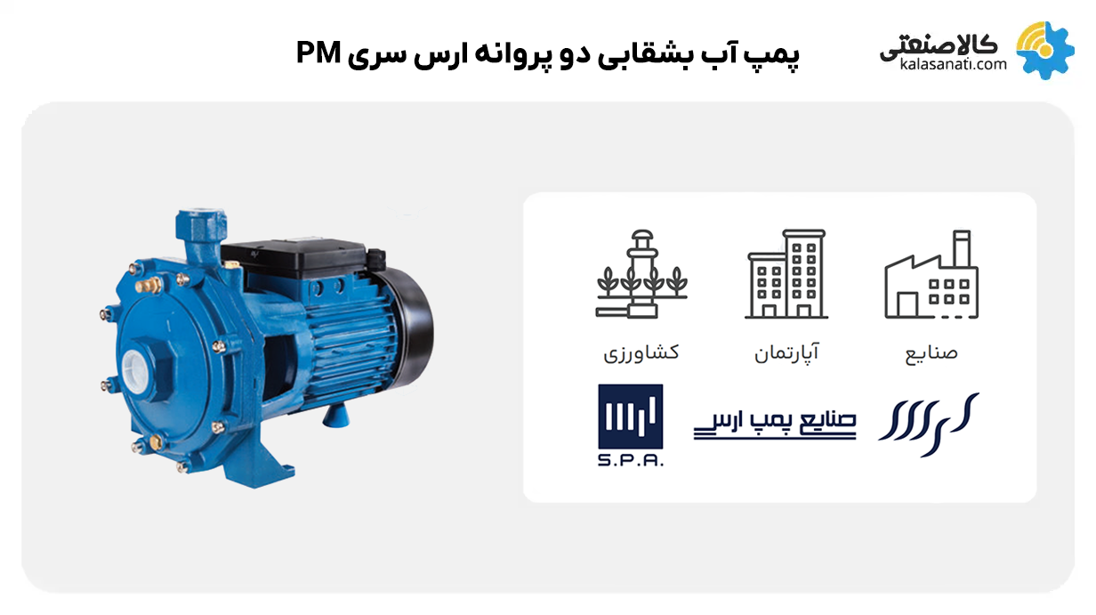 پمپ بشقابی دو پروانه ارس