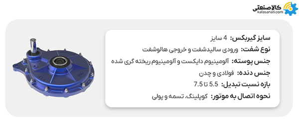 گیربکس هلیکال سهند سری sn
