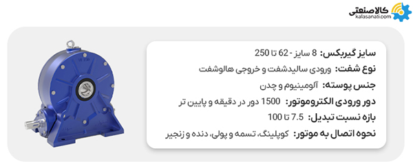گیربکس سهند سری vf