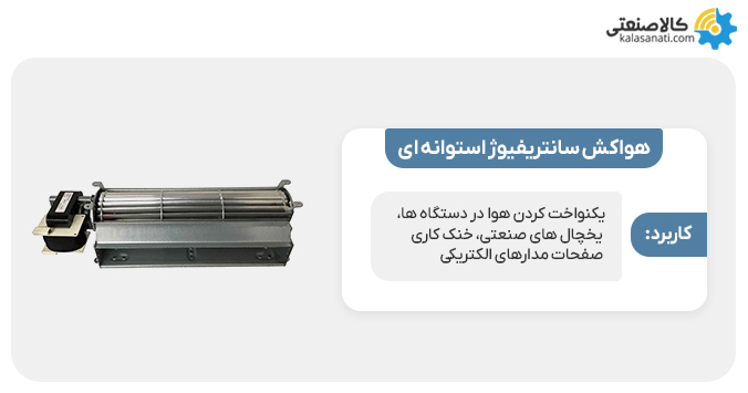 هواکش سانتریفیوژ استوانه ای