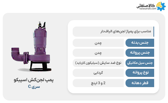 پمپ لجنکش سری c
