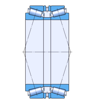 رولبرینگ مخروطی پشت به پشت