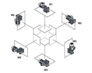 گیربکس حلزونی ایلماز کتابی سایز 50 سری ET