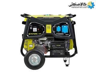 موتور برق بنزینی استارتی تکفاز 6.5 کیلووات پوتر مدل PT13000VES