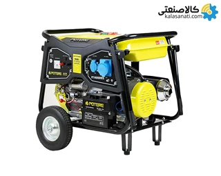 موتور برق بنزینی تکفاز 7.5 کیلووات پوتر مدل PT14000VES