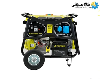 موتور برق بنزینی تکفاز 8.5 کیلووات پوتر مدل PT15000VES