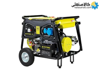 موتور برق بنزینی تکفاز 8.5 کیلووات پوتر مدل PT15000VES