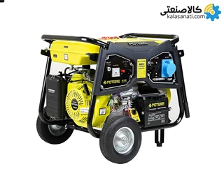 موتور برق بنزینی استارتی تکفاز 9 کیلووات پوتر PT18000VES