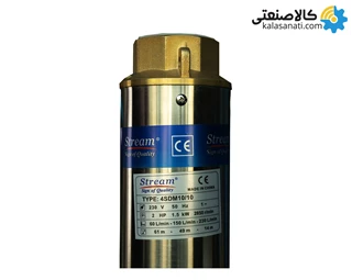 پمپ تک شناور استیل 2 اینچ 67 متری استریم مدل 4SDM10/10
