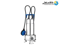 پمپ لجن کش تمام استیل تکفاز 0.55 کیلووات 1 و 1/2 اینچ 7 متری ابارا ایتالیا سری RIGHT75