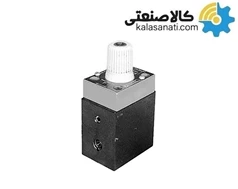فلوکنترل دبی بلوکی سه راهه هیدرولیک دوپلوماتیک سایز 1/4 مدل RPC1-T3