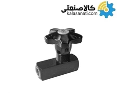 شیر کنترل دبی گلویی با سوپاپ هیدرولیک دوپلوماتیک مدل RSN