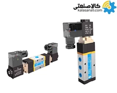 شیر برقی سایز 1/8 سه راهه ایرانی پارس پنوماتیک