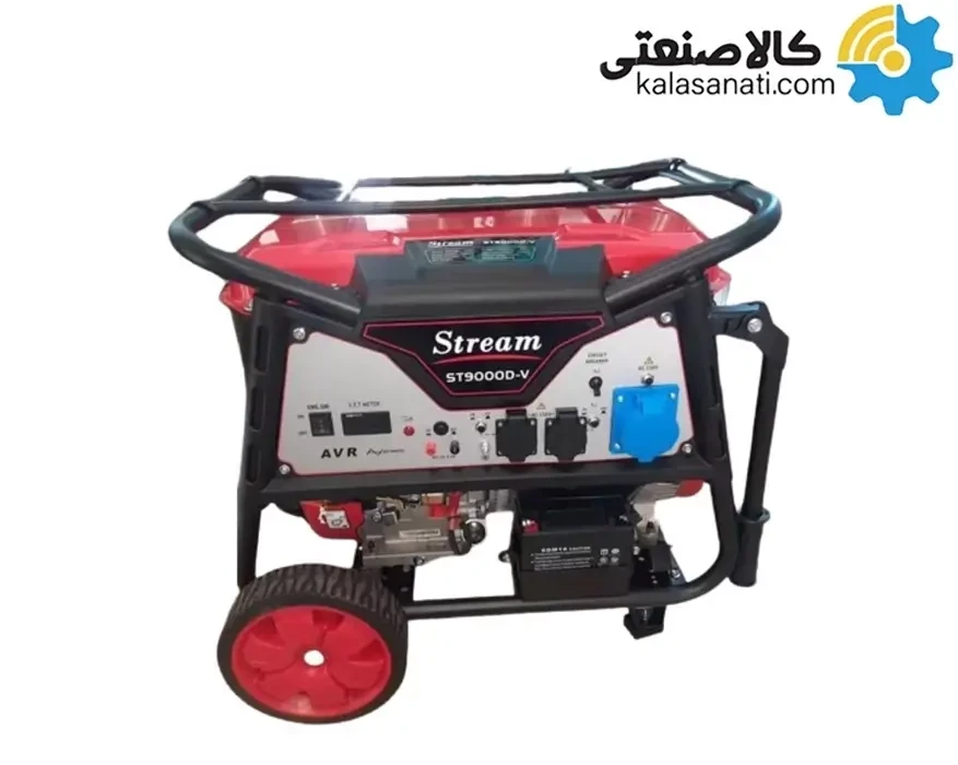 موتور برق تک فاز بنزینی 7.7 کیلووات استریم مدل ST9000D-V